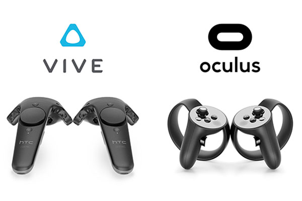 看谁更好用 HTC Vive与Oculus Touch对比