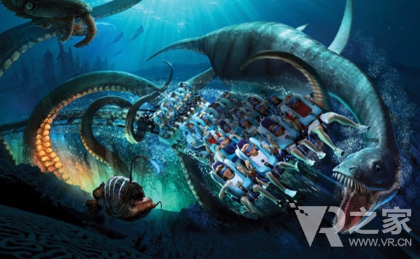 当过山车遇上海底世界 水族馆的VR之旅