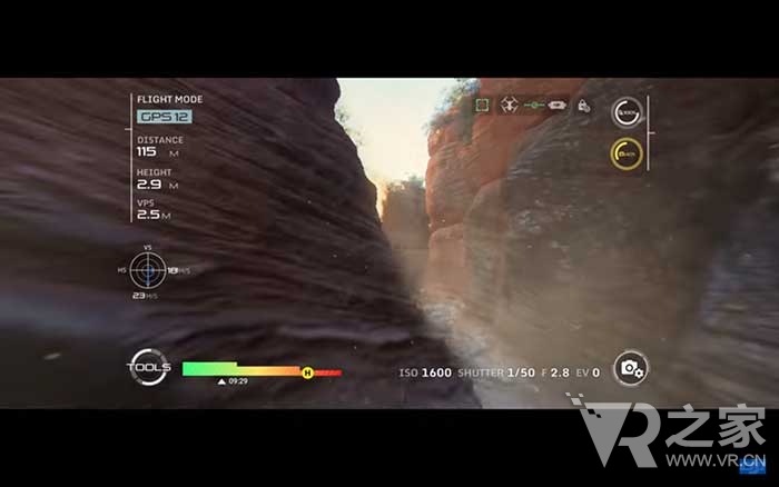 像无人机一样观看世界 大疆推出无人机用VR头显