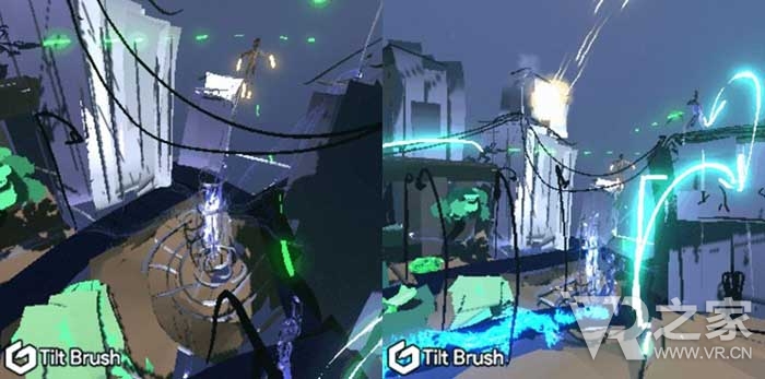 Tilt Brush另类用法 画出来的游戏见过没？