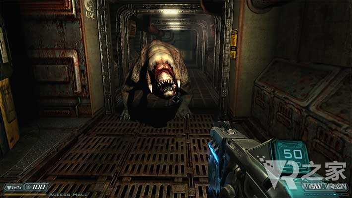 又一个粉丝自制 DOOM3支持Vive及房间级VR