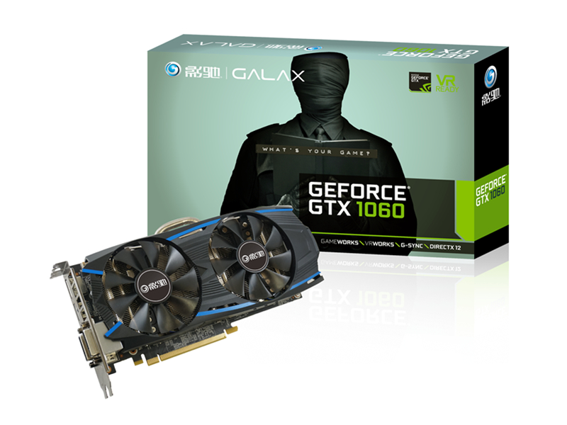 影驰 GTX 1060 大将