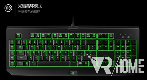 Razer 雷蛇 黑寡妇蜘蛛幻彩版 机械键盘