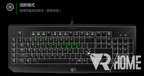 Razer 雷蛇 黑寡妇蜘蛛幻彩版 机械键盘