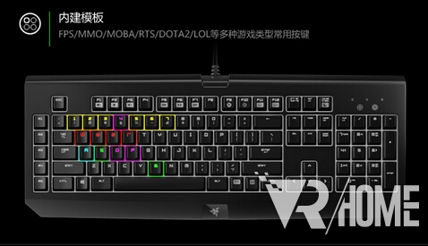 Razer 雷蛇 黑寡妇蜘蛛幻彩版 机械键盘