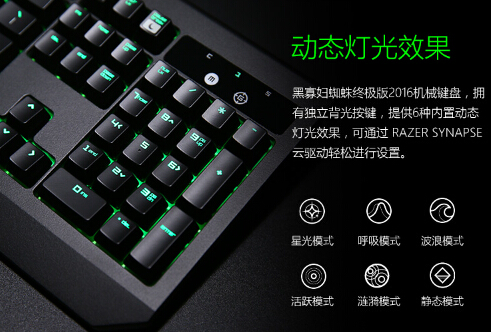 Razer 雷蛇 黑寡妇蜘蛛终极版 机械键盘